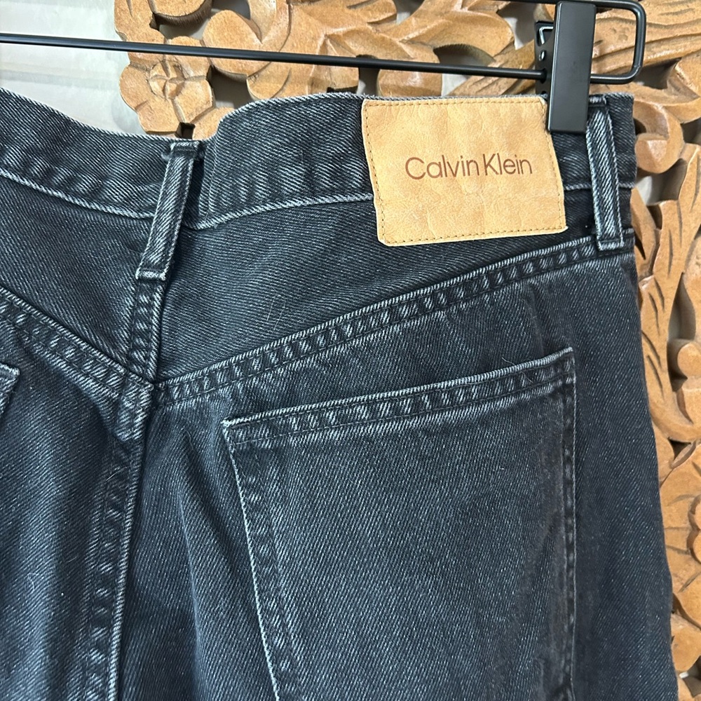 Calvin Klein black straight leg Jeans